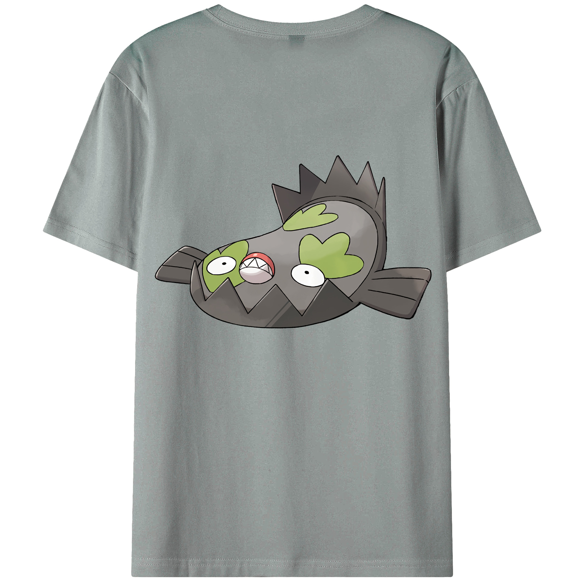 （画像用） ポケットモンスター Pokémon 綿100％ メンズ半袖Tシャツ（バックプリント） 通気性